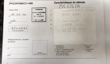 Porsche 993 Carrera 1994 – Vendue complet