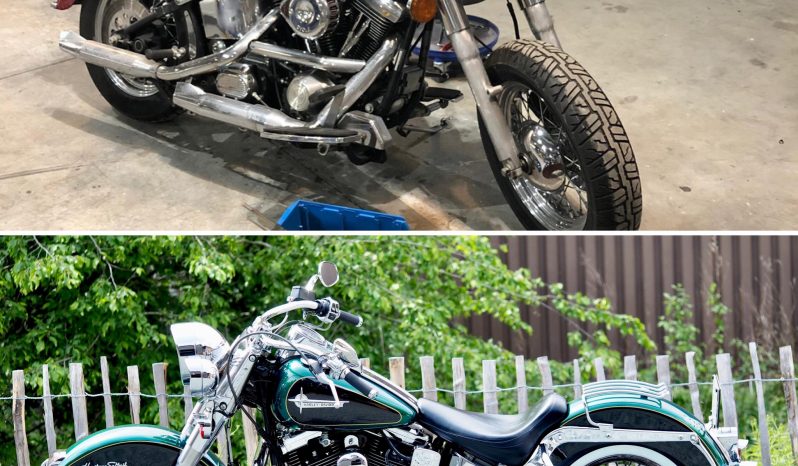 Transformation sur Harley – Davidson 1340 Heritage Softail 1991 – Vendue complet