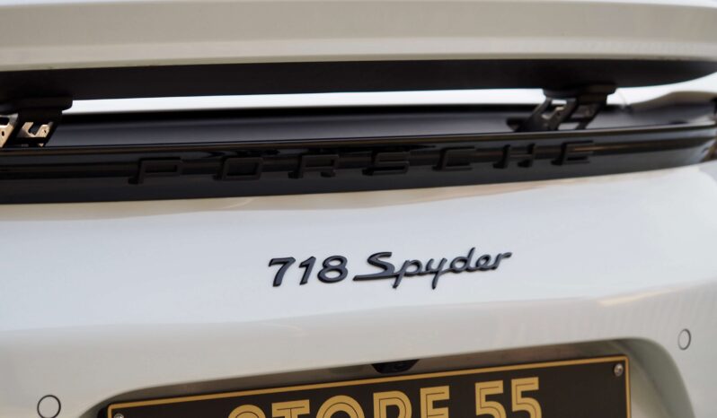 Porsche 718 Boxter Spyder 4.0 BV6 ( TVA Lux 17% ) – 2023 complet