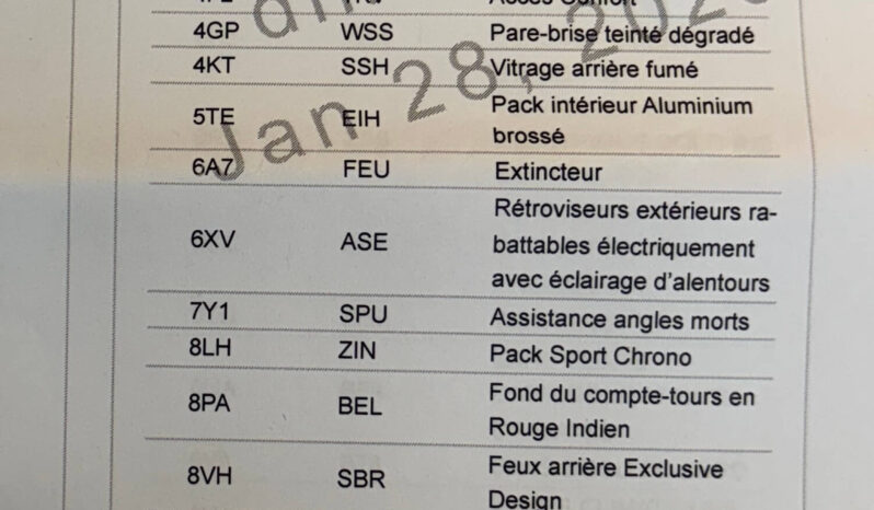 Porsche 992 TARGA 4 PDK – 2021 complet