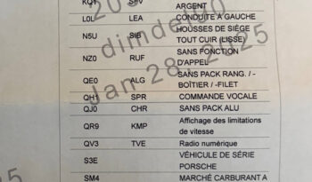 Porsche 992 TARGA 4 PDK – 2021 complet