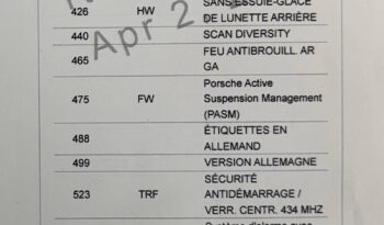Porsche 991.1 Carrera S 3.8 PDK – 2013 complet