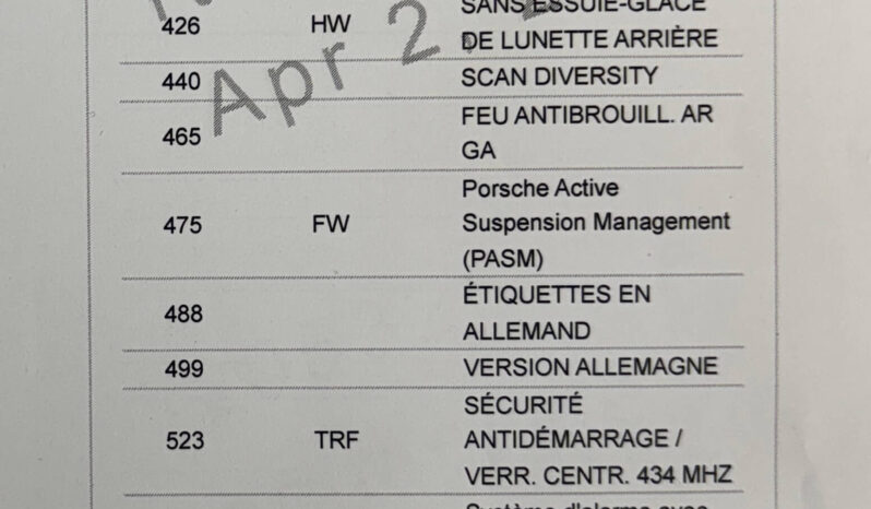 Porsche 991.1 Carrera S 3.8 PDK – 2013 complet