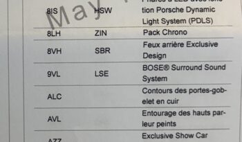 Porsche 992.1 GT3 Touring PDK * TVA récup * 2022 complet