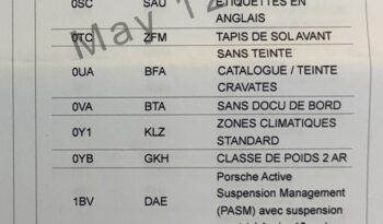 Porsche 992.1 GT3 Touring PDK * TVA récup * 2022 complet
