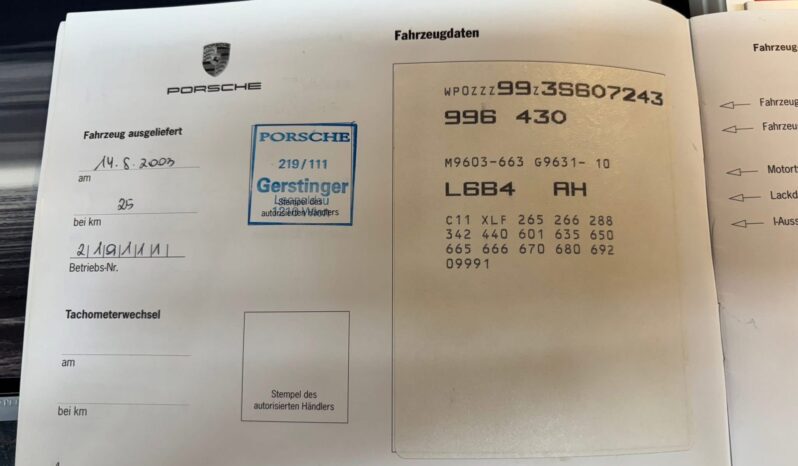 Porsche 996 Carrera 4S 3.6 Coupé BV6 – 2003 complet