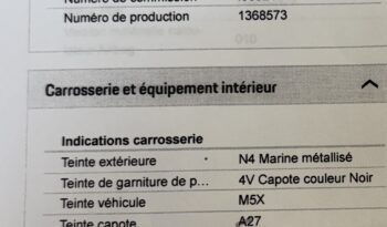 Porsche 981 Boxter 2.7 PDK – 2016 complet