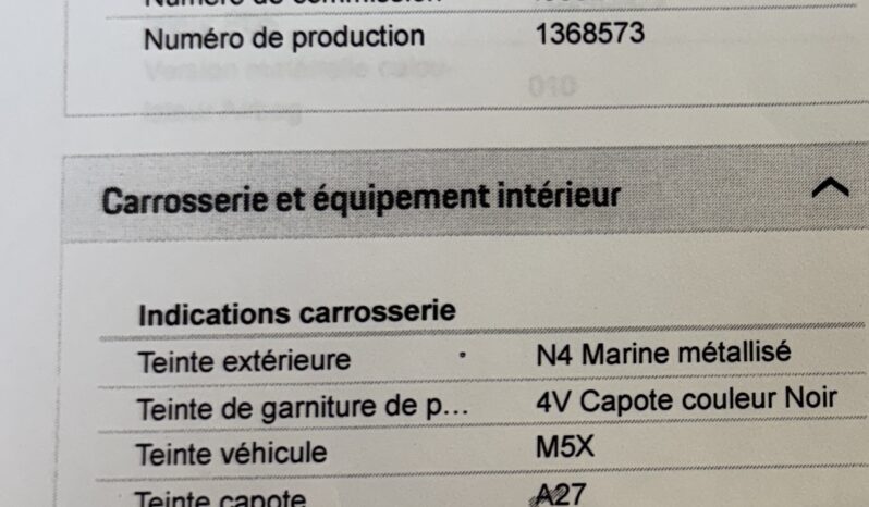 Porsche 981 Boxter 2.7 PDK – 2016 complet