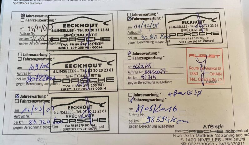 Porsche 993 Carrera S 3.6 BV6 Coupé – 1997 complet
