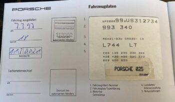 Porsche 993 Carrera S 3.6 BV6 Coupé – 1997 complet
