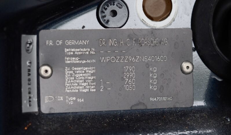 Porsche 994 Carrera 4 3.6 BV6 – 1992 complet