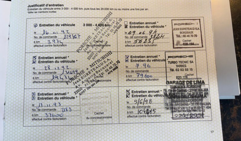 Porsche 994 Carrera 4 3.6 BV6 – 1992 complet