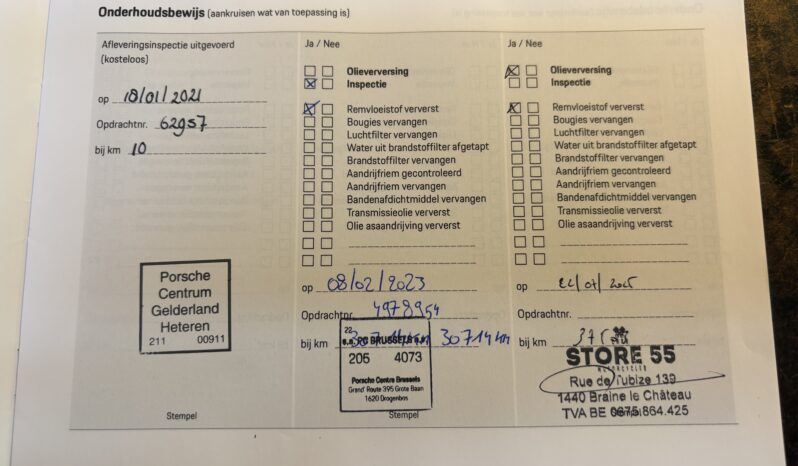 Porsche 992.1 Carrera S 3.0 PDK – 2021 complet