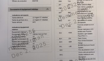 Porsche 992.1 GT3 Touring 4.0 PDK – 2022 complet