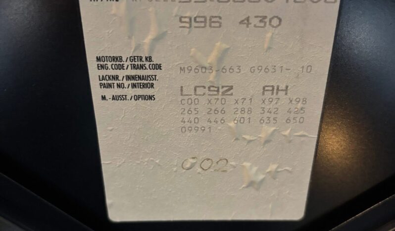 Porsche 996 Carrera 4S 3.6 Coupé BV6 – 2003 – Vendue complet