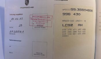 Porsche 996 Carrera 4S 3.6 Coupé BV6 – 2003 – Vendue complet
