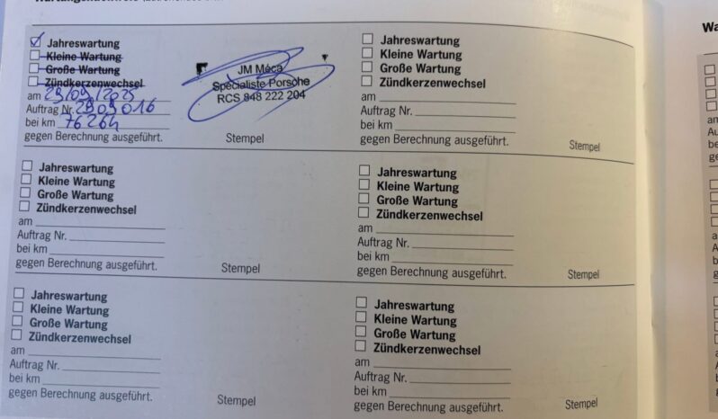 Porsche 996 Carrera 4S 3.6 Coupé BV6 – 2003 – Vendue complet