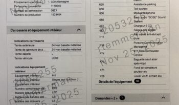 Porsche 996 Carrera 4S 3.6 Coupé BV6 – 2003 – Vendue complet