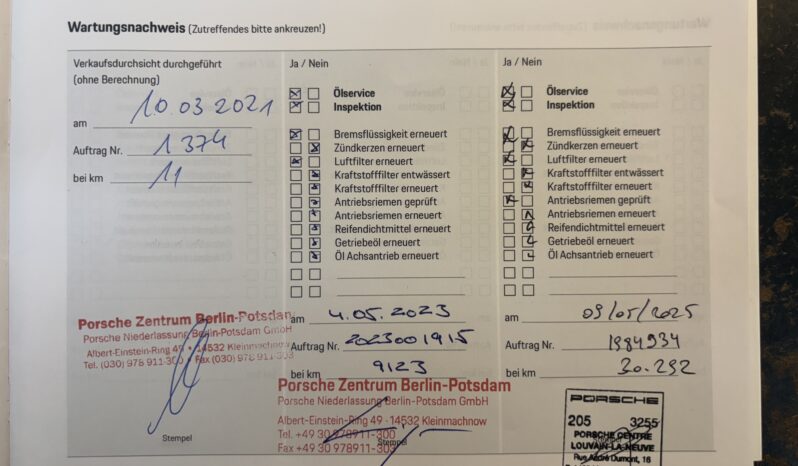 Porsche 992.1 Turbo S 3.8 PDK Cabriolet – 2021 complet