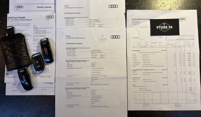 AUDI RS6 4.0 V8 TFSI Quattro C8 Tiptronic S – 2021 ( MOD 2022 ) – Vendue complet
