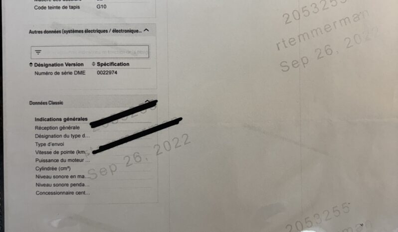 Porsche 996 Turbo X50 Cabriolet Tiptronic S Céramique – 2004 complet