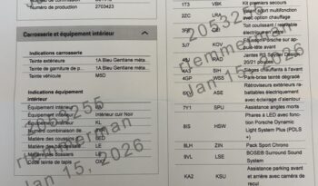 Porsche 992.1 Carrera 3.0 PDK *TVA récupérable * – 2021 complet