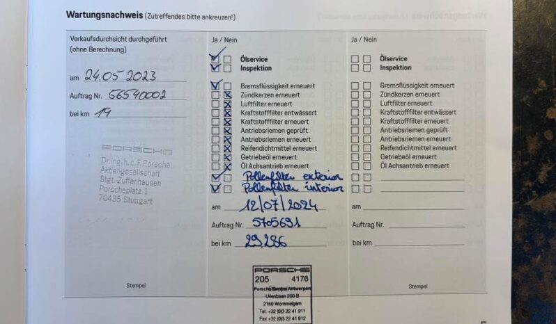 Porsche 992.1 Carrera S PDK PTS Porsche Approved – 2022 complet