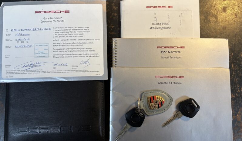 Porsche 993 Carrera 3.6 Coupé BV6 – 1994 – Vendue complet