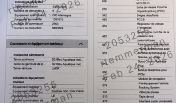 Porsche 997.2 Targa 4S 3.8 PDK – 2008 ( Mod 2009 ) – Vendue complet