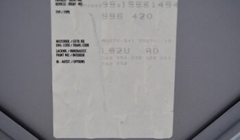 Porsche 996 Turbo 3.6 Coupé BV6 – 2000 – Vendue complet