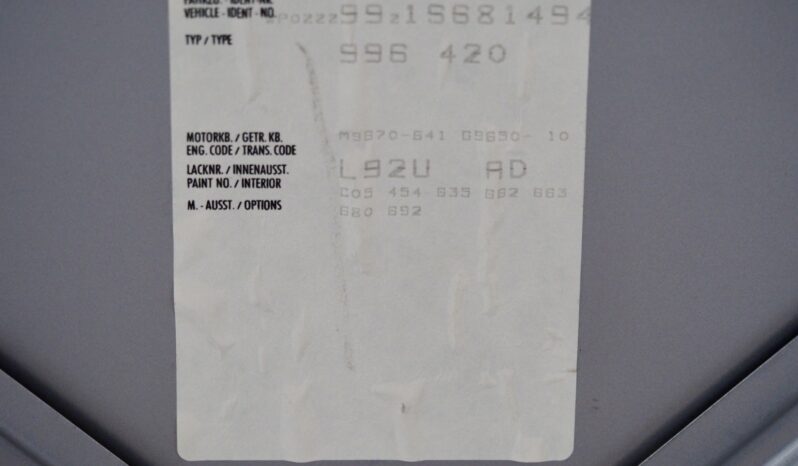 Porsche 996 Turbo 3.6 Coupé BV6 – 2000 – Vendue complet