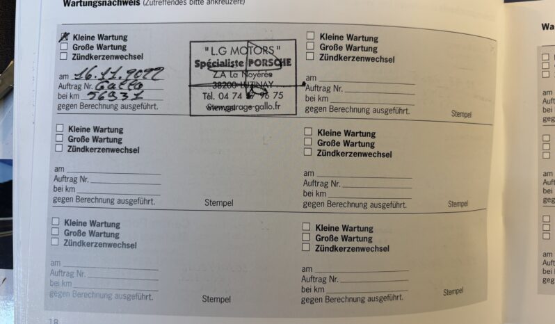 Porsche 996 Carrera 4S 3.6 Coupé BV6 – 2004 complet