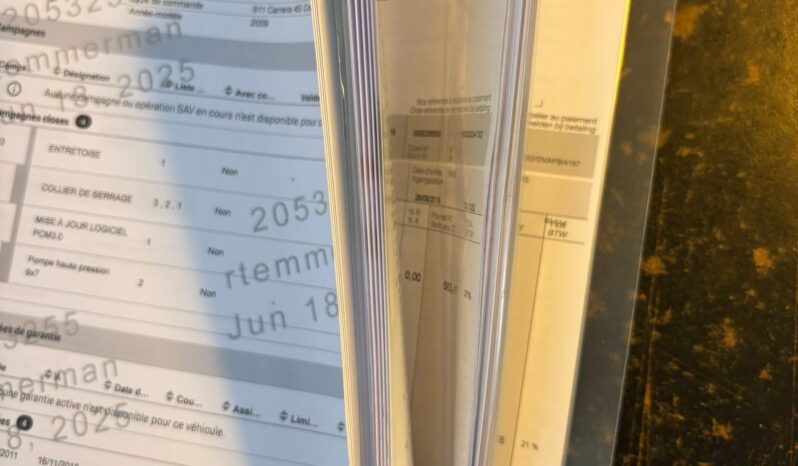 Porsche 997.2 Carrera 4S 3.8 BV6 Coupé – 2008 ( Mod 2009 ) complet