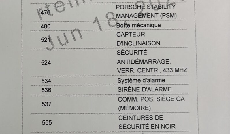 Porsche 997.2 Carrera 4S 3.8 BV6 Coupé – 2008 ( Mod 2009 ) complet