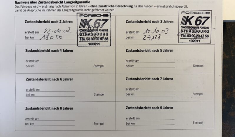 Porsche 996 Turbo 3.6 Coupé BV6 – 2000 – Vendue complet