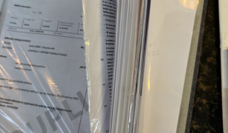 Porsche 996 Turbo 3.6 Coupé BV6 – 2000 – Vendue complet