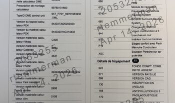 Porsche 997.2 targa 4S 3.8 PDK – 2009 complet