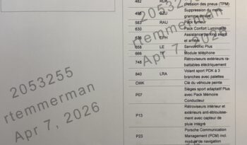 Porsche 991.1 Carrera S 3.8 PDK Coupé Porsche Approved – 2013 complet