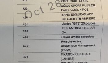 Porsche 991.2 GT3 4.0 PDK – 2018 complet