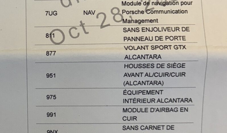 Porsche 991.2 GT3 4.0 PDK – 2018 complet