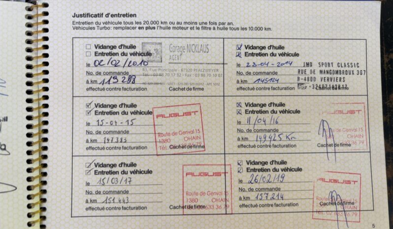 Porsche 911 Carrera 3.2 G50 Coupé – 1987 complet