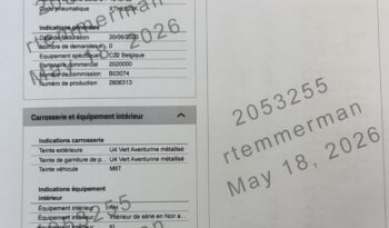 Porsche 992.2 Carrera 3.0 PDK Coupé – 2020 – Vendue complet