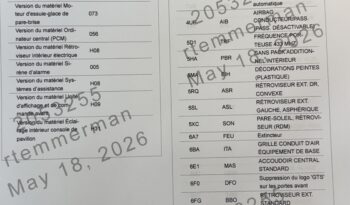 Porsche 992.2 Carrera 3.0 PDK Coupé – 2020 – Vendue complet