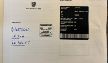 Porsche 992.1 Carrera 4S 3.0 PDK Coupé – 2019 ( Mod 2020 ) complet