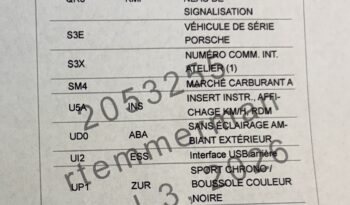 Porsche 992.1 Carrera 4S 3.0 PDK Coupé – 2019 ( Mod 2020 ) complet