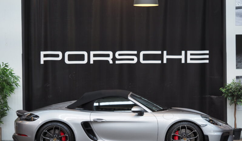 Porsche 718 Spyder 4.0 BV6 – 2020 – Vendue complet