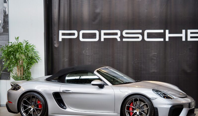 Porsche 718 Spyder 4.0 BV6 – 2020 – Vendue complet