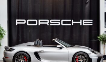 Porsche 718 Spyder 4.0 BV6 – 2020 – Vendue complet