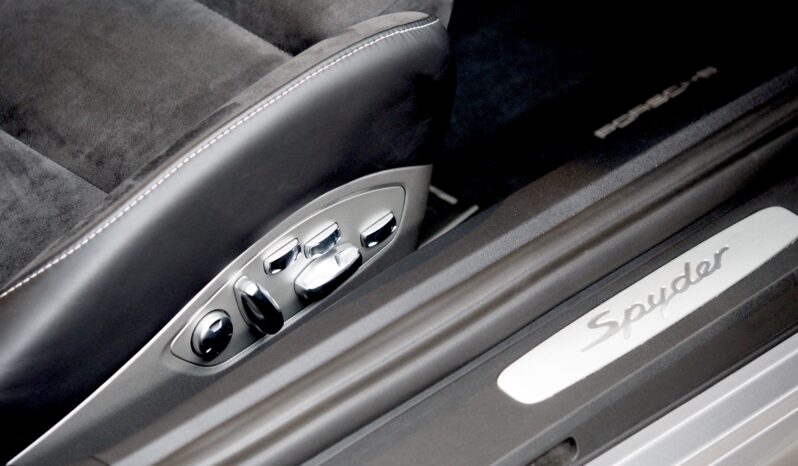 Porsche 718 Spyder 4.0 BV6 – 2020 – Vendue complet
