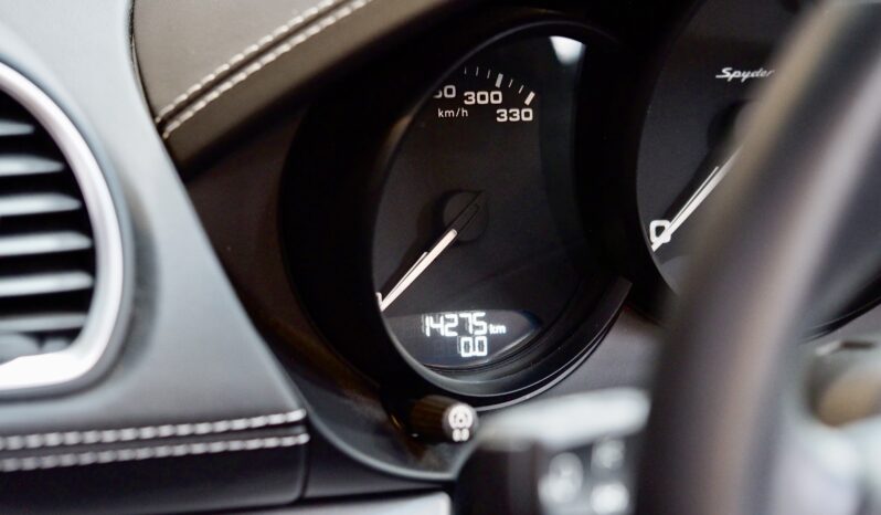Porsche 718 Spyder 4.0 BV6 – 2020 – Vendue complet